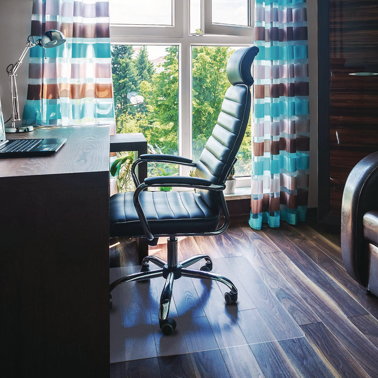 Cleartex Ultimat Polycarbonate Chair Mat for Hard Floors, 48" w x 53" l, Clear