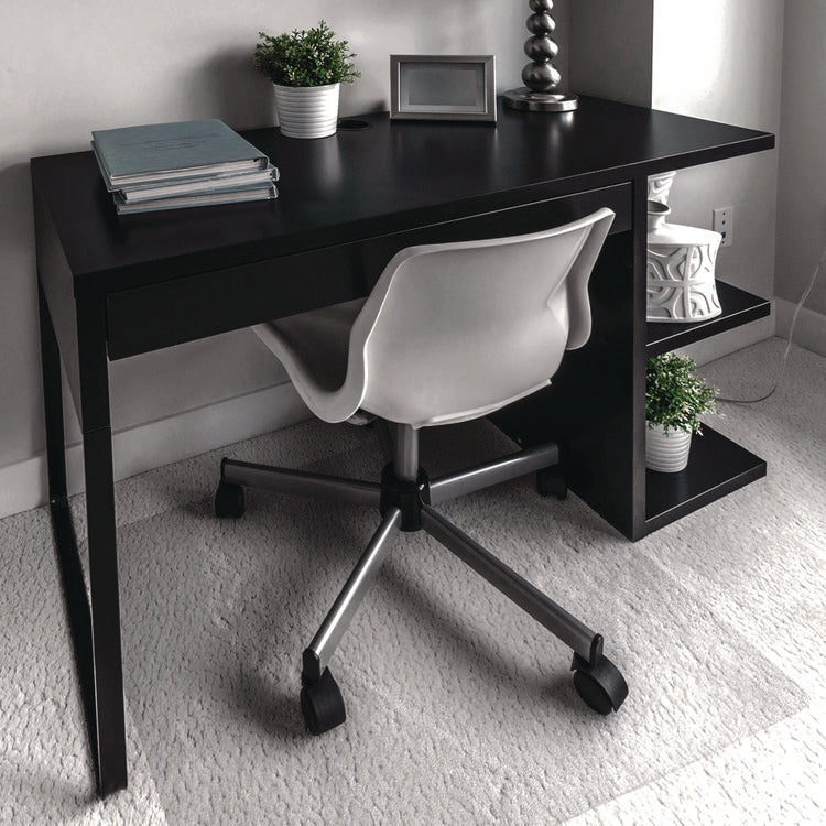 Cleartex Unomat Anti-Slip Chair Mat for Hard Floors/Flat Pile Carpets, 35" w x 47" l, Clear