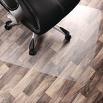 Unomat Anti-Slip Polycarbonate Chair Mat for Hard Floors and Carpet Tiles, Rectangular, Straight Edges, 60" x 48", Clear