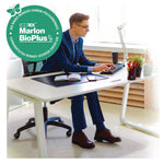 Ecotex Marlon BioPlus Rectangular Polycarbonate Chair Mat for Hard Floors, Rectangular, 35" w x 47" l, Clear