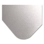 Ecotex Marlon BioPlus Rectangular Polycarbonate Chair Mat for Hard Floors, Rectangular, 46" w x 60" l, Clear