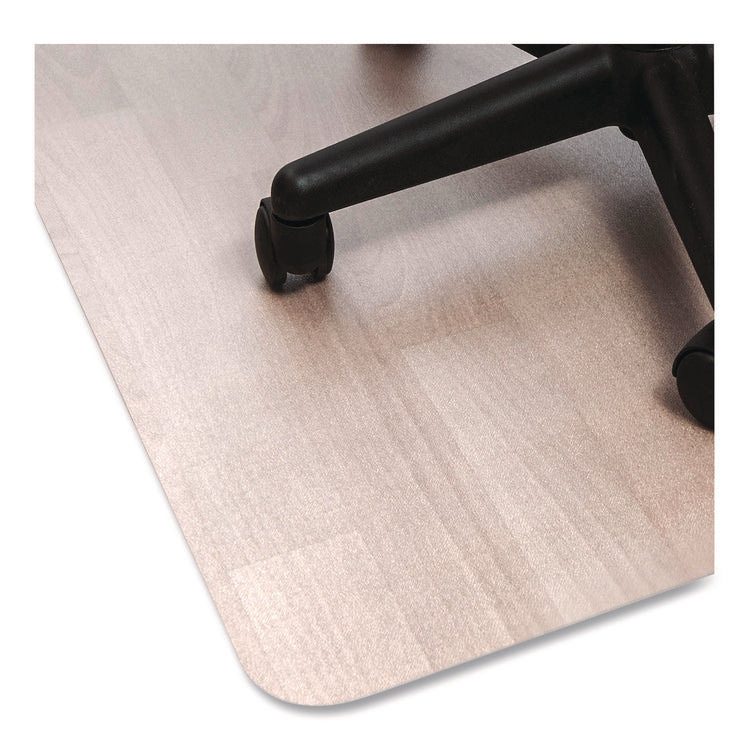 Ecotex Marlon BioPlus Rectangular Polycarbonate Chair Mat for Hard Floors, Rectangular, 46" w x 60" l, Clear