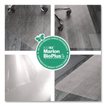 Ecotex Marlon BioPlus Rectangular Polycarbonate Chair Mat for Hard Floors, Rectangular, 46" w x 60" l, Clear