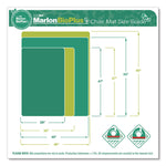 Ecotex Marlon BioPlus Rectangular Polycarbonate Chair Mat for Hard Floors, Rectangular, 46" w x 60" l, Clear