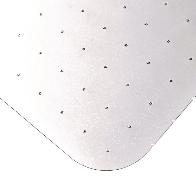 Ecotex Marlon BioPlus Rectangular Polycarbonate Chair Mat for Low/Medium Pile Carpets, Rectangular, 35" w  x 47" l, Clear