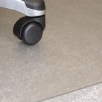 Ecotex Marlon BioPlus Rectangular Polycarbonate Chair Mat for Low/Medium Pile Carpets, Rectangular, 46" w  x 60" l, Clear
