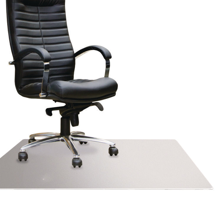 Cleartex Megamat Heavy-Duty Polycarbonate Mat For Hard Floor/all Carpet, 46 X 60, Clear