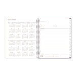Laila Create-Your-Own Cover Weekly/Monthly Planner, Wildflower Artwork, 11 x 8.5, Purple/Blue/Pink, 12-Month (Jan-Dec): 2025