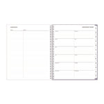 Laila Create-Your-Own Cover Weekly/Monthly Planner, Wildflower Artwork, 11 x 8.5, Purple/Blue/Pink, 12-Month (Jan-Dec): 2025