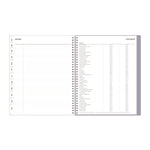 Laila Create-Your-Own Cover Weekly/Monthly Planner, Wildflower Artwork, 11 x 8.5, Purple/Blue/Pink, 12-Month (Jan-Dec): 2025