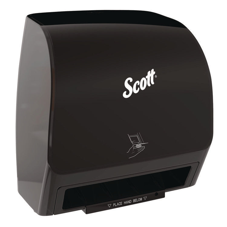 Slimroll Electronic Towel Dispenser, 12.35 x 7.25 x 11.8, Black