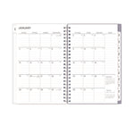 Laila Create-Your-Own Cover Weekly/Monthly Planner, Wildflower Artwork, 8 x 5, Purple/Blue/Pink, 12-Month (Jan to Dec): 2025