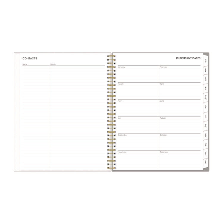 Sophie Frosted Weekly/Monthly Planner, Floral Artwork, 11 x 8.5, Multicolor Cover, 12-Month (Jan to Dec): 2025