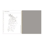 Sophie Frosted Weekly/Monthly Planner, Floral Artwork, 11 x 8.5, Multicolor Cover, 12-Month (Jan to Dec): 2025
