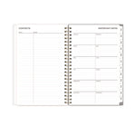 Sophie Frosted Weekly/Monthly Planner, Floral Artwork, 8 x 5, Multicolor Cover, 12-Month (Jan to Dec): 2025