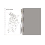 Sophie Frosted Weekly/Monthly Planner, Floral Artwork, 8 x 5, Multicolor Cover, 12-Month (Jan to Dec): 2025