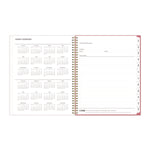 Fly By Frosted Weekly/Monthly Planner, Butterflies Artwork, 11 x 8.5, Blush/Pink Cover, 12-Month (Jan to Dec): 2025