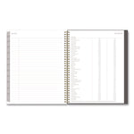 Kelly Ventura Midnight Garden Weekly/Monthly Planner, Floral Artwork, 11 x 8.5, Multicolor Cover, 12-Month (Jan to Dec): 2025