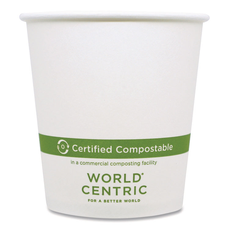 Paper Hot Cups, 10 oz, White, 1,000/Carton