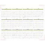 Seascape Panoramic Desk Pad, Seascape Panoramic Photography, 22 x 17, White Sheets, Clear Corners, 12-Month (Jan-Dec): 2025