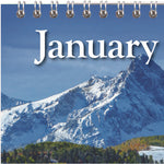 Scenic Monthly Wall Calendar, Landscape Photography, 12 x 17, White/Multicolor Sheets, 12-Month (Jan to Dec): 2025