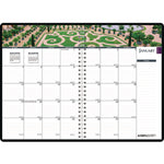 Earthscapes Recycled Weekly/Monthly Planner, Gardens of the World Photography, 10 x 7, Black Cover, 12-Month (Jan-Dec): 2025