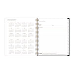 Nevaeh Monthly Planner, Floral Artwork, 10 x 8, Black/Multicolor Cover, 12-Month (Jan to Dec): 2025