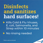 Anywhere Daily Disinfectant and Sanitizer, 32 oz Spray Bottle, 12/Carton