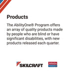 7220002246486, SKILCRAFT Rubberized Link Mat, 24 x 50, Black