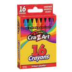 Crayons, 16 Assorted Colors, 16/set