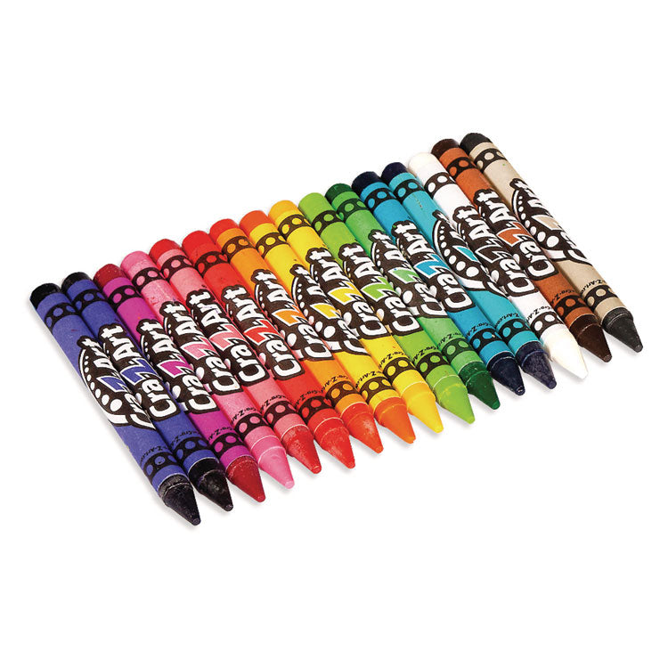 Crayons, 16 Assorted Colors, 16/set