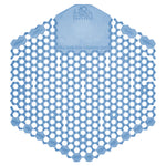 Wave 3d Urinal Deodorizer Screen, Cotton Blossom Scent, Blue, 10/box, 6 Boxes/carton