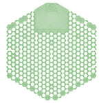 Wave 3d Urinal Deodorizer Screen, Cucumber Melon Scent, Green, 10/box