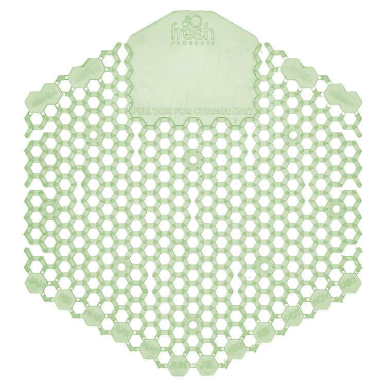 The Wave Urinal Deodorizer, Urinal Screens, Herbal Mint Scent, 58 G, 10/box, 6 Boxes/carton