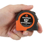ExtraMark Power Tape, 0.63" x 12 ft, Steel, Yellow/Black