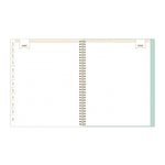 Day Designer Secret Garden Mint Frosted Weekly/Monthly Planner, Floral Artwork, 11 x 8.5, 12-Month (Jan to Dec): 2025