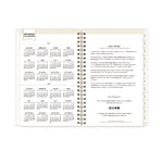 Day Designer Tile Weekly/Monthly Planner, Geometric Artwork, 8 x 5, Blue/White Cover, 12-Month (Jan to Dec): 2025