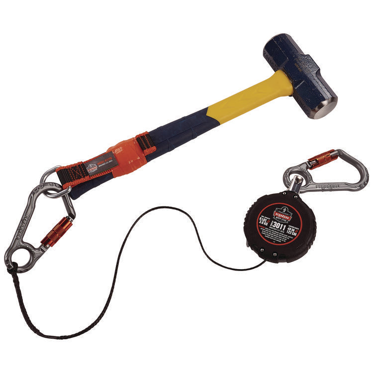 Squids 3706 Web Tool Tether Attachment with D-Ring Tool Tails, 5 lb Max Working Capacity, 5.5" Long, Black, 3/Pack