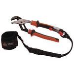 Squids 3707 Web Tool Tether Attachment w/ Non-Conductive D-Ring Tool Tails, 2 lb Max Working Capacity, 3.5", Orange, 6/Pack
