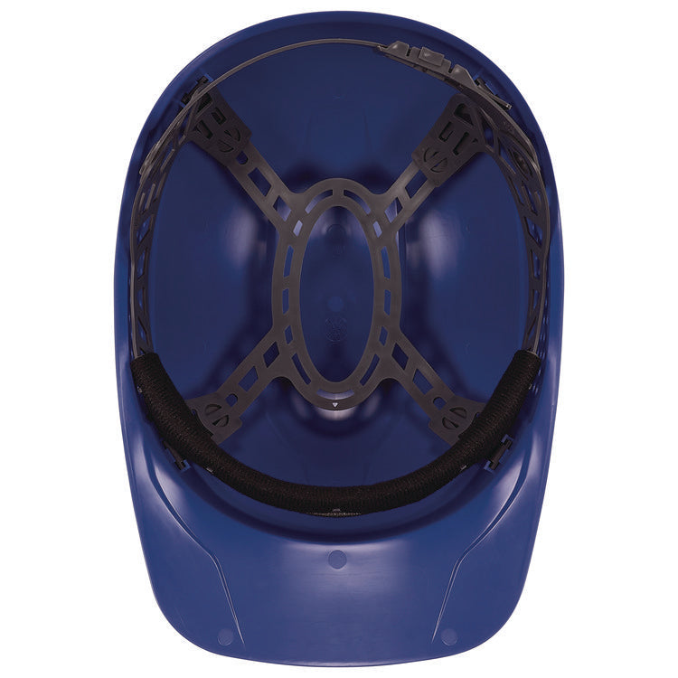 Skullerz 8951 Vented Hard Shell Bump Cap, Short Brim, Blue
