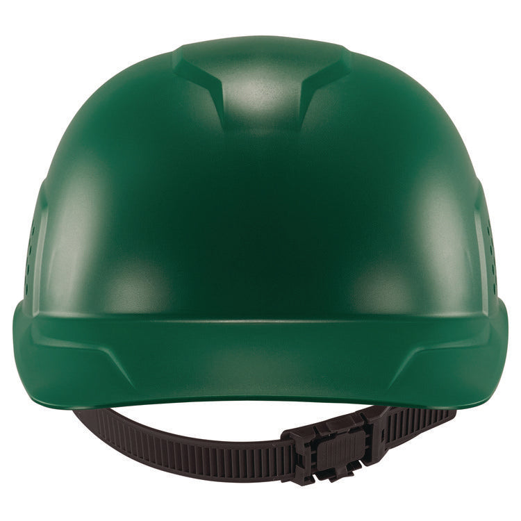 Skullerz 8951 Vented Hard Shell Bump Cap, Short Brim, Green