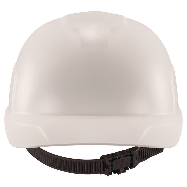 Skullerz 8951 Vented Hard Shell Bump Cap, Short Brim, White