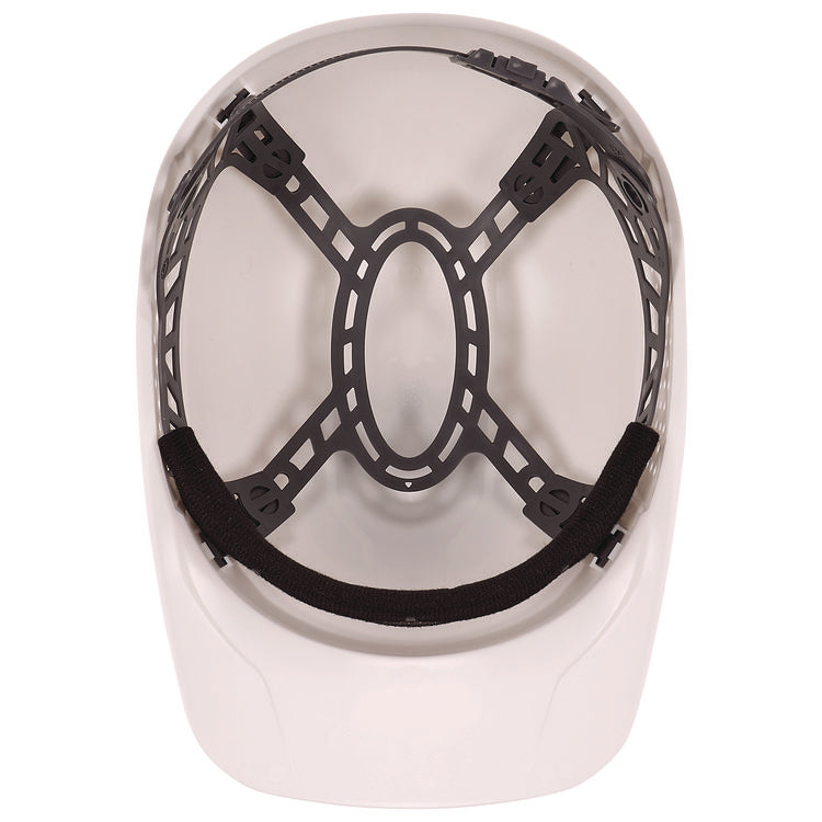 Skullerz 8951 Vented Hard Shell Bump Cap, Short Brim, White