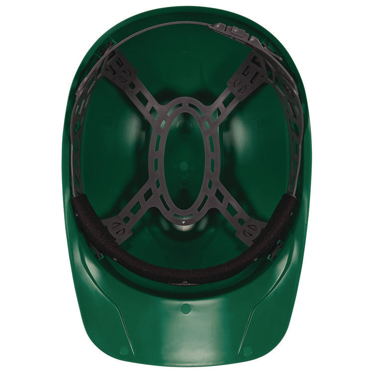 Skullerz 8952 Hard Shell Bump Cap, Short Brim, Green