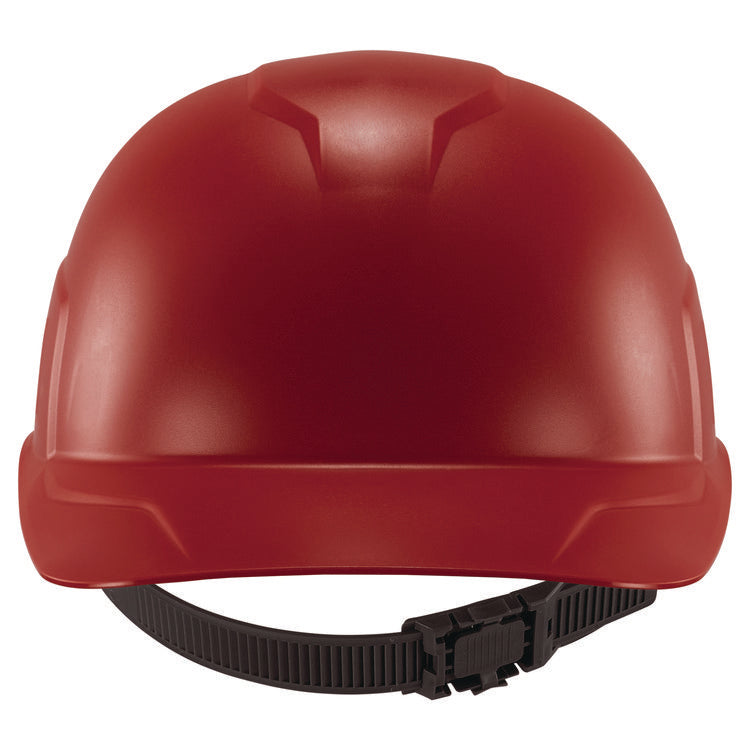 Skullerz 8952 Hard Shell Bump Cap, Short Brim, Red