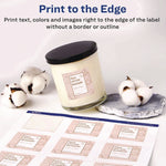 Laser/Inkjet Multipurpose Label, 2 x 2, White, 12/Sheet, 8 Sheets/Pack