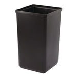 29 Gallon Trash/Recycling Cans, Steel, Blue Can with Circle Lid