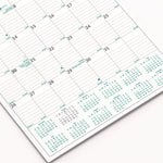 EcoLogix Monthly Wall Calendar, EcoLogix Artwork, 12 x 17, White/Green Sheets, 12-Month (Jan to Dec): 2025