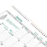 EcoLogix Monthly Wall Calendar, EcoLogix Artwork, 12 x 17, White/Green Sheets, 12-Month (Jan to Dec): 2025