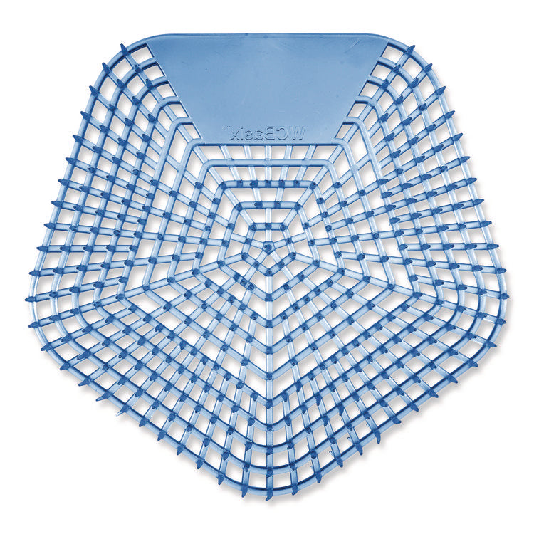 Anti-Splash Urinal Screen, Clean Cotton Scent, Blue, 0.11 oz, 10/Box